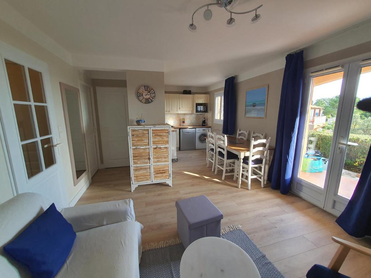 Les Issambres Appart 6 Pers Grande Terrasse Superbe Vue Mer Et Golfe De Saint Tropez, Piscine Buitenkant foto