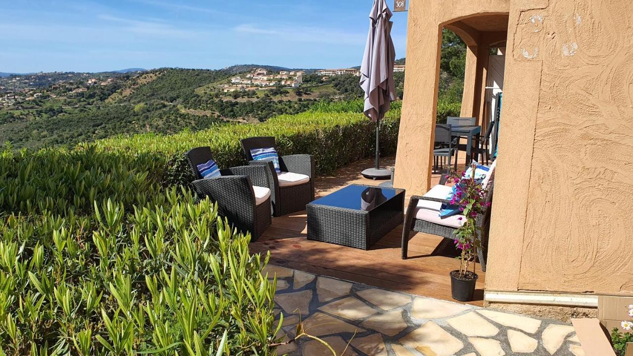 Les Issambres Appart 6 Pers Grande Terrasse Superbe Vue Mer Et Golfe De Saint Tropez, Piscine Buitenkant foto