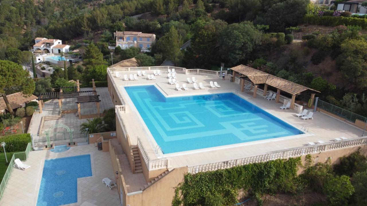 Les Issambres Appart 6 Pers Grande Terrasse Superbe Vue Mer Et Golfe De Saint Tropez, Piscine Buitenkant foto